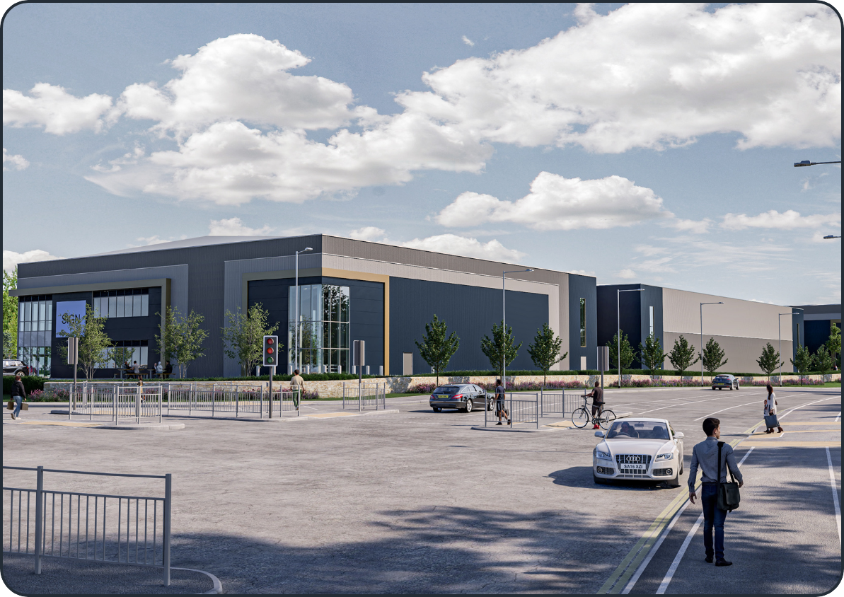 CGI of Hexagon Park